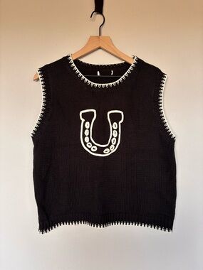Horseshoe Sweater Vest